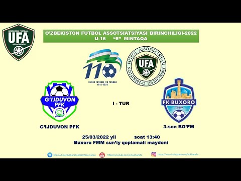 G'IJDUVON PFK - 3-son BO'FM U-16