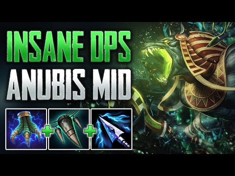 INSANE BURST DAMAGE! Anubis Mid Gameplay (SMITE Conquest A-Z)