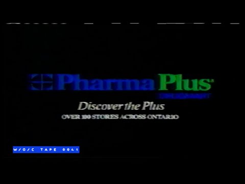 Pharma Plus Pharmacies Commercial Compilation - 1989