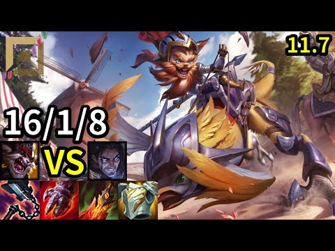 Kled Top vs Sylas - KR Master | Patch 11.7