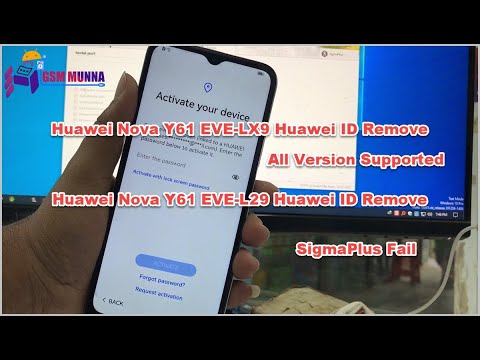 Huawei Nova Y61 EVE-LX9 Huawei ID Remove 2025