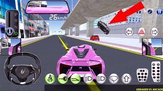 3D Driving Class #80 -  Pink Car & Crazy Drive