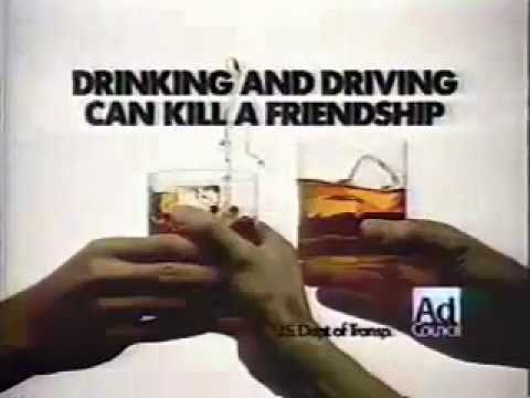 Drunk Driving PSA - Crashing Glasses (1983)