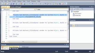 Visual Basic Tutorial - 51 - Constants