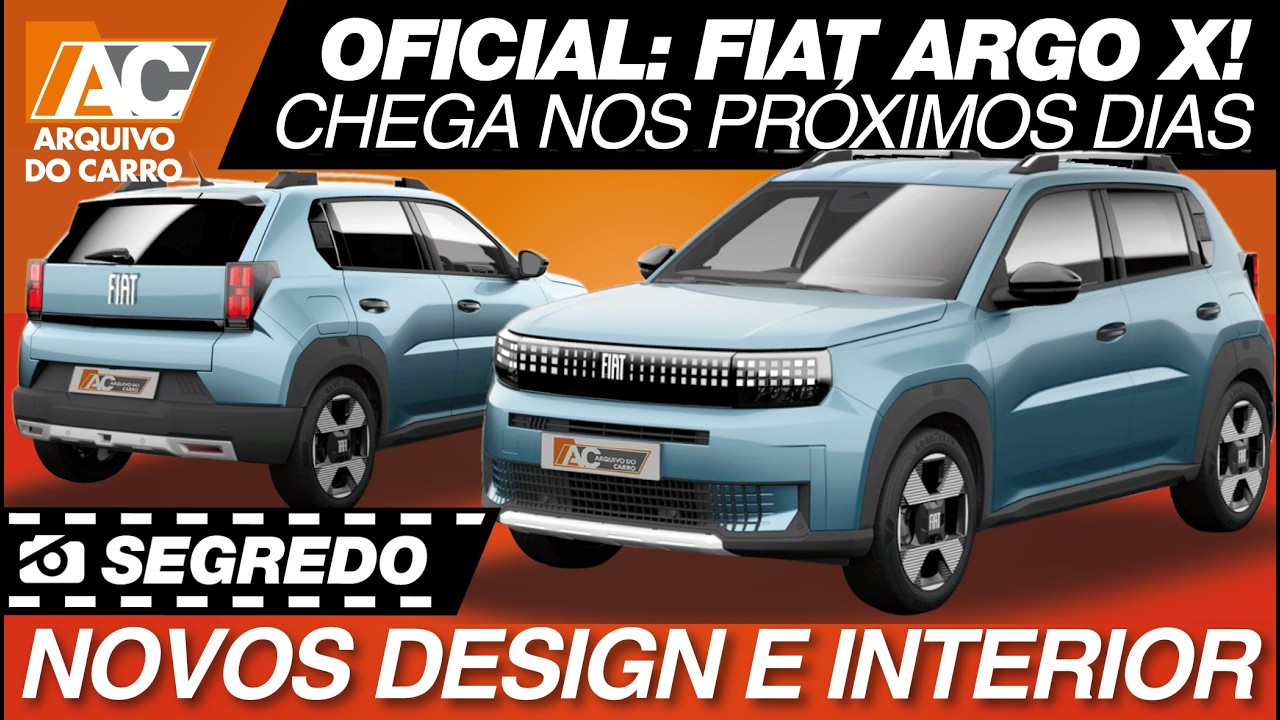 SEGREDO: CONFIRMADO! NOVO HATCH DA FIAT SE CHAMARÁ ARGO X! CHEGA EM SETEMBRO PRA ENCARAR O VW POLO!