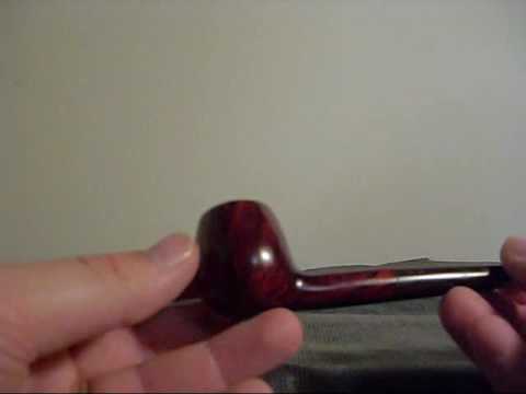 Semi Churchwarden Straight Grain Straight Stem Pipe