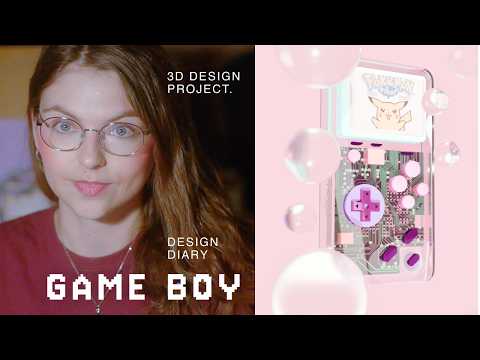 Design Diary: Finally finished my 3D Game Boy project.