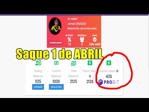 GANHE 40 USD EM ECOIN JA LISTADA NA PROBIT SAQUE 1 DE ABRIL