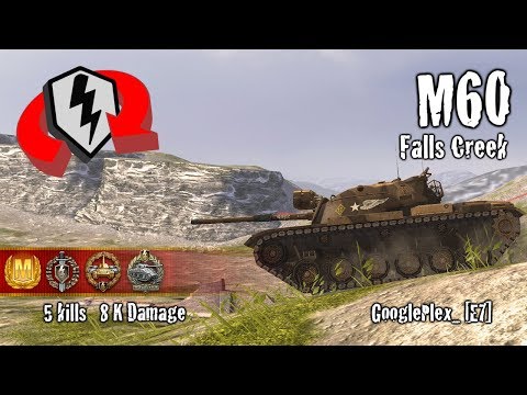 WoT Blitz M60 - 5 Kills 8k Damage Replay