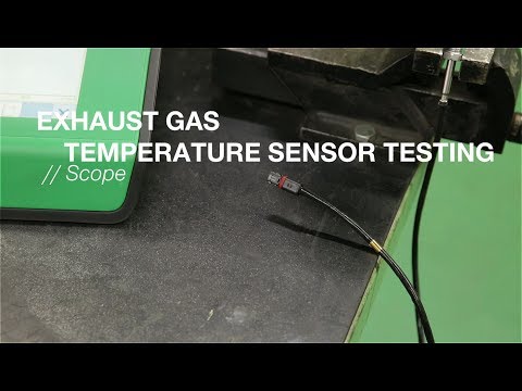 Exhaust Gas Temperature Sensor Testing