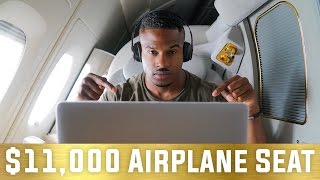 THE $11,000 FIRST CLASS FLIGHT SEAT