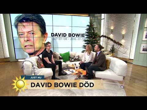 Fredrik Strage om David Bowies liv - Nyhetsmorgon (TV4)