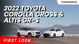 Toyota Corolla Cross & Altis GR-S 2022 First Look | Zigwheels.Ph