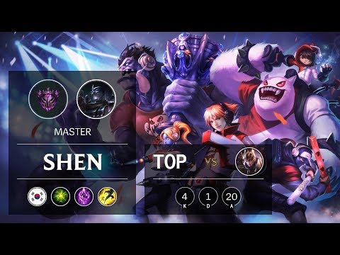 Shen Top vs Quinn - KR Master Patch 9.23
