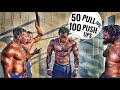 Can a Bodybuilder finish a Calisthenics Challenge ? | 50 Pull ups 100 Push ups Challenge