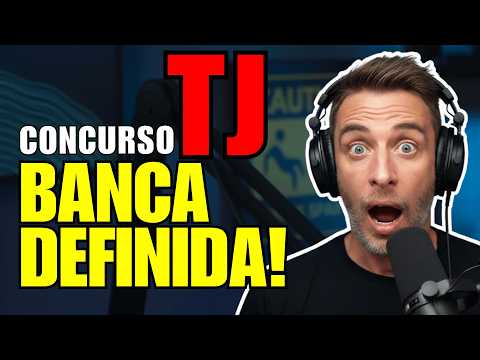 🚨 NOVO EDITAL DE TJ! Estude tudo do TJ SC 3x até a prova | CONCURSO NÍVEL MÉDIO