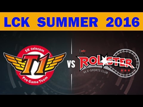 SKTelecom T1 vs KT Rolster - LCK Summer 2016 #Playoffs Game 1