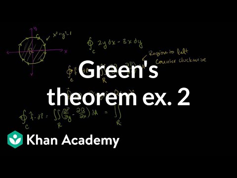Green's Theorem Example Part 2