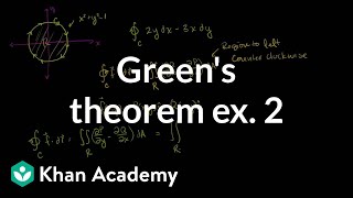 Green's Theorem Example 2