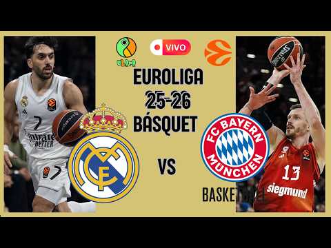 EN VIVO | REAL MADRID VS BAYERN MUNCHEN | EUROLIGA 2025/2026  |  BASKETBALL
