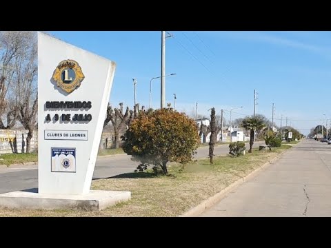 Ciudad de 9 de Julio, al NO de la Provincia de Buenos Aires. fundada en 1863, Argentina.