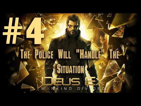 Deus Ex Mankind Divided Gameplay Part 4 - This Cop Kills - Lets Play [Stealth No Kill Run]