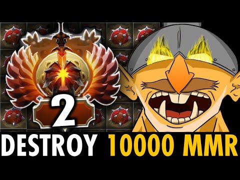 HE Countered 10000 MMR TA- INSANE Techies vs Rank 2 TOP Immortal | Techies Official