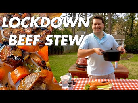 The Best Beef Stew | Lockdown Cooking in a Dutch Oven on the Kamado Joe | KamadoMax 4K