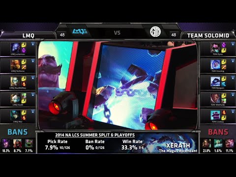 TSM vs LMQ Game 3 | Semi Finals NA LCS Summer 2014 Playoffs | LMQ vs TSM G3 PAX S4 Worlds Regionals