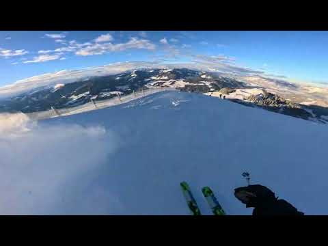 SkiWelt Wilder Kaiser/Brixental Saturday morning runs POV