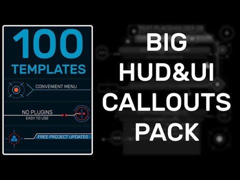 Big HUD UI Callouts Pack AFTER EFFECTS Template Videohive 33503069