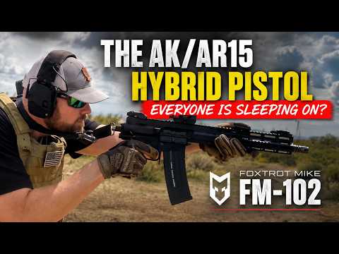 The AK/AR15 Hybrid Pistol Everyone Is Sleeping On? | Foxtrot Mike FM-102 Review