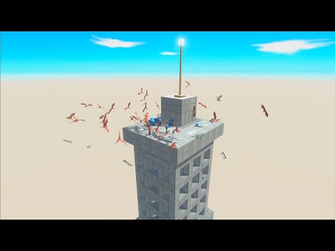PIGEONS Attack PARIS (Animal Revolt Battle Simulator)