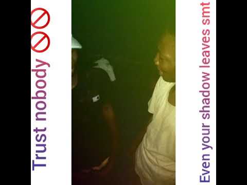 Even I don't trust my shadow... That nuthead leaves sometimes