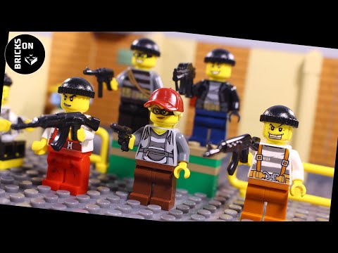 Lego Bank Heist Gone Bad FULL MOVIE Cash Brothers Hospital Robbery Crazy Compilation Police Crook