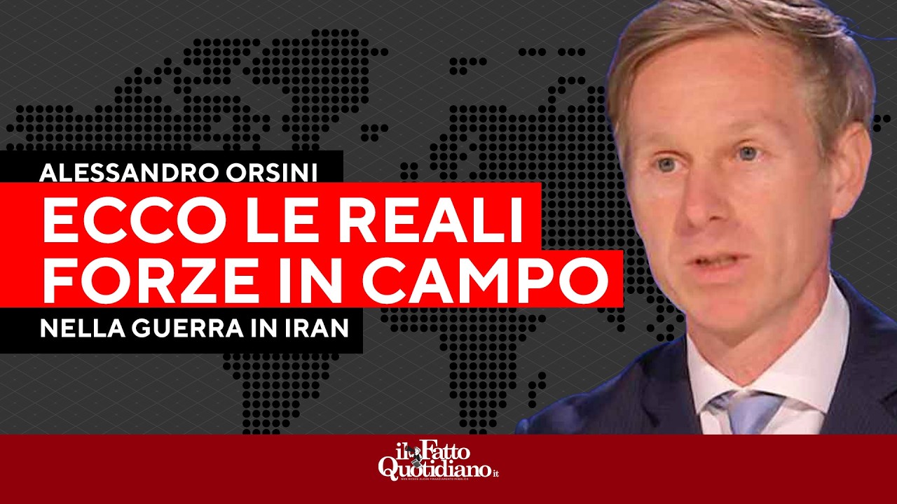 Guerra in Iran, Alessandro Orsini spiega quali sono le reali forze in campo