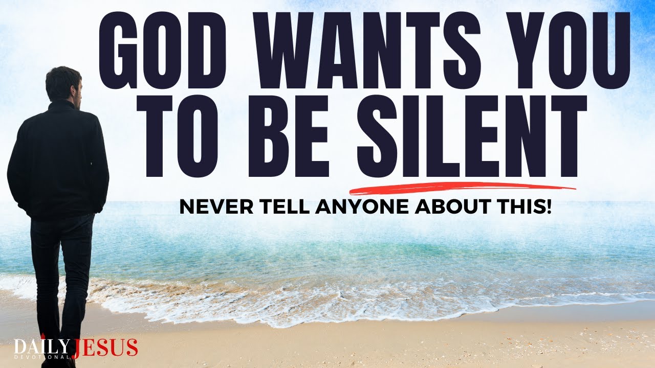 Why you should NEVER tell anyone what you are up to (Christian Motivation And Prayer)