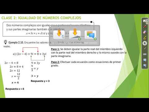 Igualdad de Números Complejos