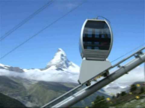 BMF Bartholet Flums Schrägaufzug Zermatt Leisee-Sunegga