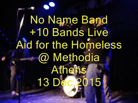 No Name Band Live for the Homeless @ Methodia Athens 13 Dec 2015