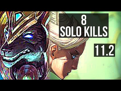 NASUS vs CAMILLE (TOP) | 8 solo kills, 1300+ games, 1.5M mastery, Rank 9 Nasus | EUW Master | v11.2