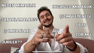 MİMARLIK İSTİYORSAN TERCİH LİSTENİ VERMEDEN ÖNCE BUNU İZLE - ODTÜ MİMA