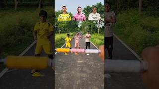 WHO DID WIN!? ⚡️ Ronaldo Messi Mbappe SPEED CHALLENGE #shorts #speed #challenge #ronaldo #messi