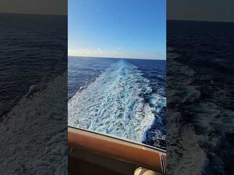 Thumbnail for Pacific Ocean from the back of Norwegian Sun