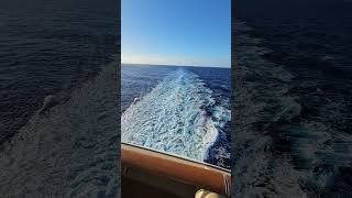 Pacific Ocean from the back of Norwegian Sun