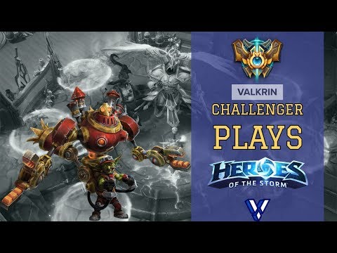 Valkrin - Challenger League Player Plays Heroes of the Storm for the First Time!!