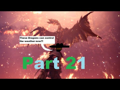 lets play Monster Hunter World Iceborne part 21 (Gettiing Shocked, Burned, Wet, & etc by Alatreon)