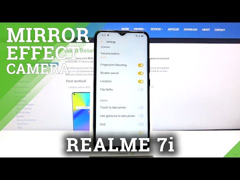How to Turn on/off Camera Mirror Effect on Realme 7i – Flip Selfies