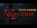 OG Movie Title Cards BGM OG Movie Bgms Pawan Kalyan OG Mass Bgm Power Star Og Bgm Bgms