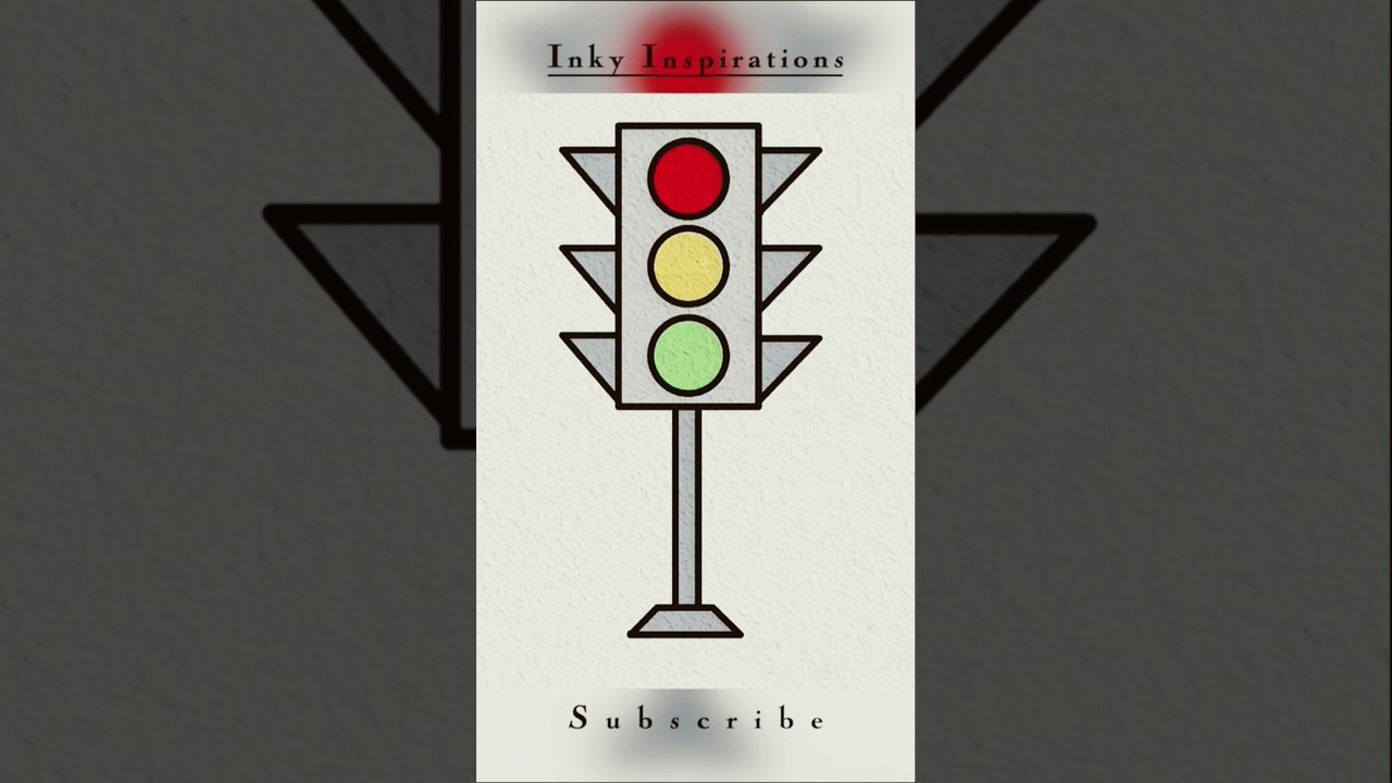 Traffic Light #drawing #easydrawing #trafficsignal